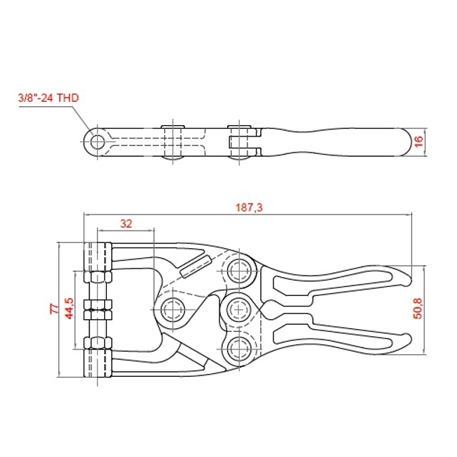 Vendita online Pinza manuale portata 840 Kg.